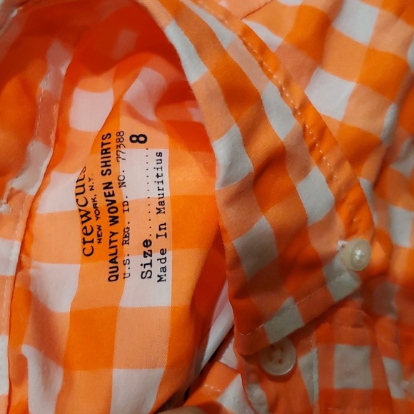 Crewcuts J Crew boys checked button down shirt 8 - Picture 5 of 6